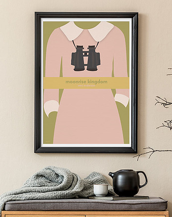 Plakat Kochankowie z Księżyca - Moonrise Kingdom, minimalmill