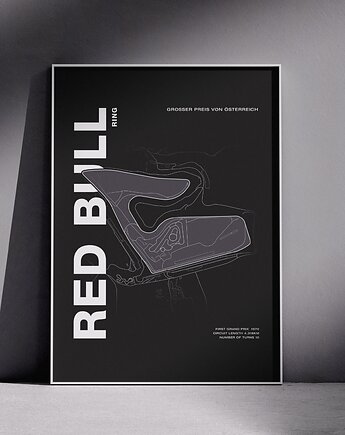 Plakat Tory wyścigowe - Red Bull Ring, Peszkowski Graphic