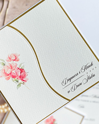 Elegancka kartka ślubna w pudełku z kopertą, WA26D, Anna Art and Crafts
