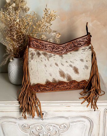 Torebka skórzana ręcznie robiona ze wzorami Ramsa, SempreArte