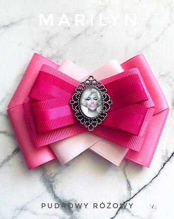 Kolekcja Brosz z Marilyn Monroe NOWOŚĆ Ikona Stylu, Pudrowy Różowy