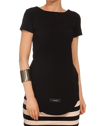 T-shirt czarny YY500040_RAL9005, YULIYA BABICH