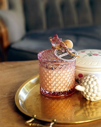 Świeca w szkle No.8 różowa, MonDu