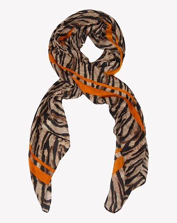 Elegancki modny szal miękki szalik z motywem zwierzęcym 85cm x 180cm, ALLORA BE UNIQUE