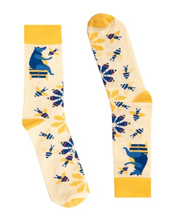 Skarpetki Mikrokosmos Pszczoły 42-46, FAVES. Socks&Friends