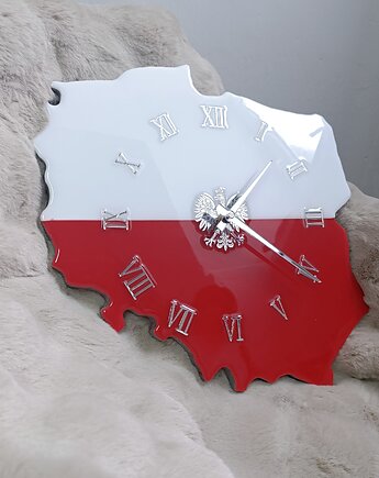 Zegar ścienny z żywicy epoksydowej , FantasticJewelry