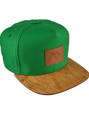 Góry - czapka z drewnianym daszkiem typu Snapback, OKAZJE - Prezenty na 18 dla chłopaka