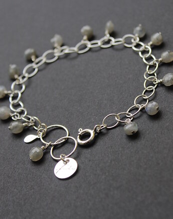 Bransoletka Popielata Labradorytka, fado