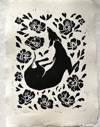 Linoryt - Chart w kwiatkach, Mint In Paper