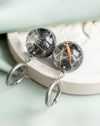 Kolczyki z rzęsek dmuchawca, nature gift