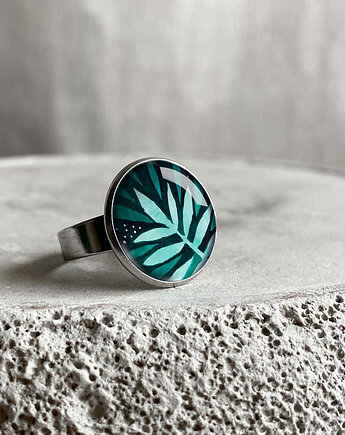 Paprotka pierścionek na specjalną okazję, muamua design