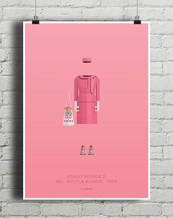 Plakat Legally Blonde , minimalmill