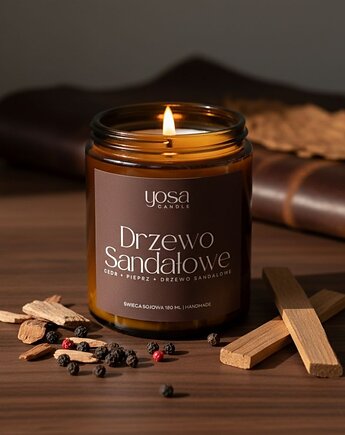 Świeca Sojowa Drzewo Sandałowe, Yosa Candle