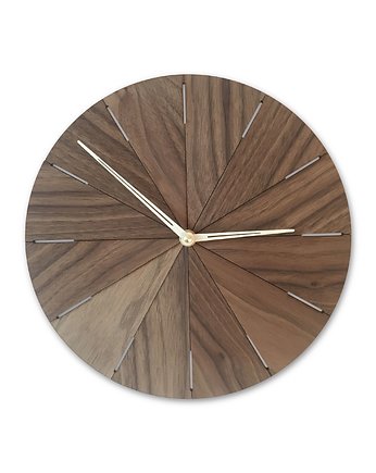 Zegar ścienny drewniany - nowoczesny design, Woolights