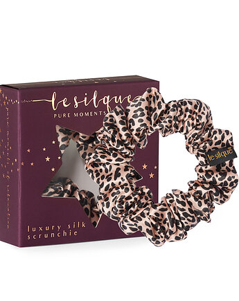 LE SILQUE Gumka do włosów z jedwabiu - LEOPARD, Le Silque