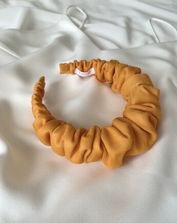 Jedwabna marszczona opaska Orange Blossom maxi, Volie Line