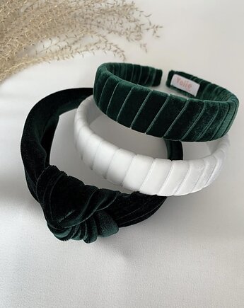 Rogalikowa biała opaska White, Volie Line