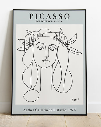 Pablo Picasso, inspiracja, plakat wystawowy, Pas De LArt