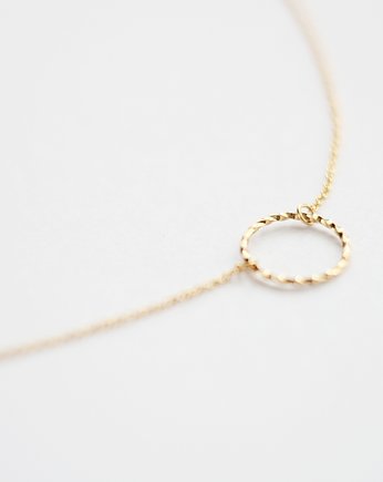 16k Gold Plated Karma Necklace, Le Boho Bleu