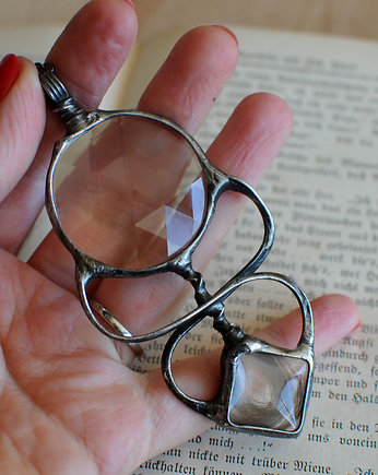 Naszyjnik z kosmykiem włsów, MARIAELA