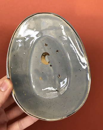 Ceramiczny talerzyk szary, ELEMTHEBRAND