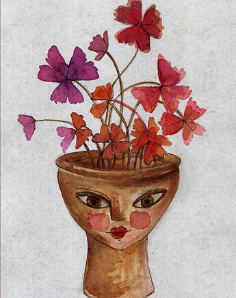 Plakat Fine Art giclee MIJKE (SZCZAWIK TRÓJKĄTNY), ma illustories