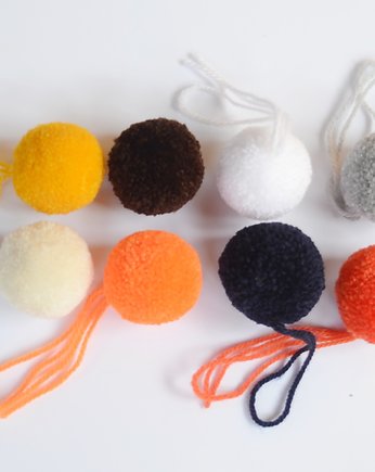 Set pomponów 3 cm -100 sztuk, Lovekulkowe
