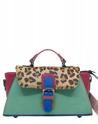 Torebka ze skóry naturalnej retro do ręki regulowany pasek elegancka OLIVKA, Olivka Warsaw