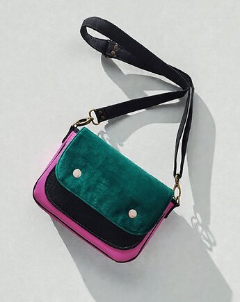 Torebka z wymienną klapką, Natty design