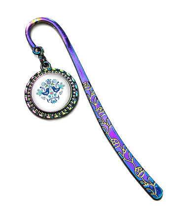 Kolekcja Starlight - zakładka - ptaszki folk, yenoo