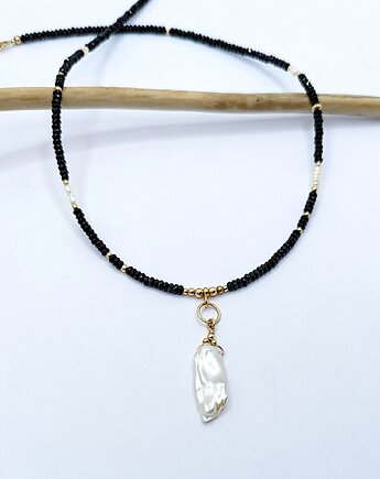 Naszyjnik szlachetny z piękną perłą, Studio Gazela