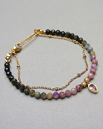 Turmaliny vol.  11 /bransoletka/ szlachetna kolekcja, KiKa pracownia