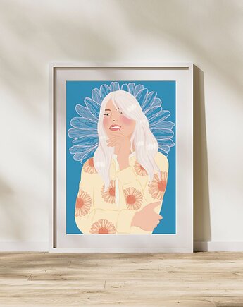 Plakat "Dziewczyna Pop", Maya Design
