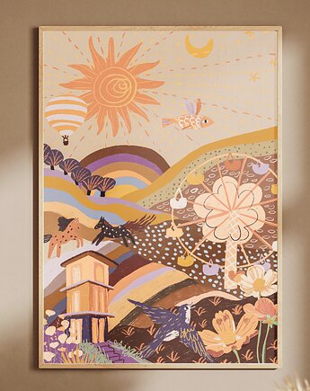 Plakat "Magiczny świat" 30x40, Gigi Rosado