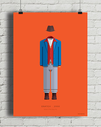 Snatch - Przekręt - plakat fine art, minimalmill