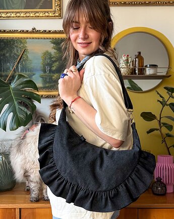 Torebka Rogalik czarna, to moje