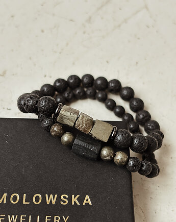Zestaw męskich bransoletek, Chmolowska Jewellery