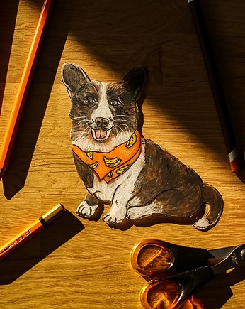 Broszka ze zdjęcia pupila 