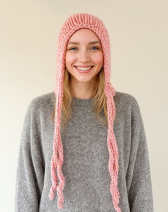BONBON balaclava x bonnet bubble gum, Fiorki