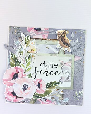 Kartka uniwersalna "Dzikie serce", Wariacje Martyski