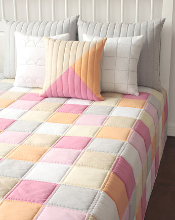 Narzuta patchwork dwustronna |SKAL|115x185cm, patchwork house