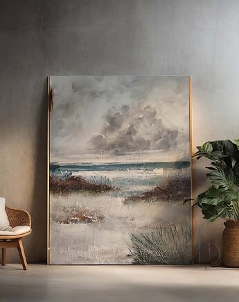 Abstrakcja Natura no. 3 strukturalna  Ręcznie malowany obraz, Diana Abstract Art