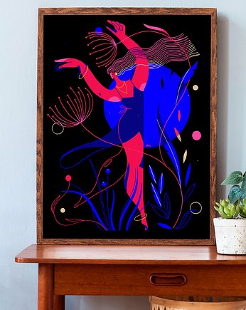 Plakat Moonlight dance, Magdalena Kozlicka
