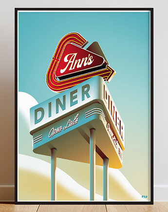 Plakat Ann's Diner, OKO MI SKOKO