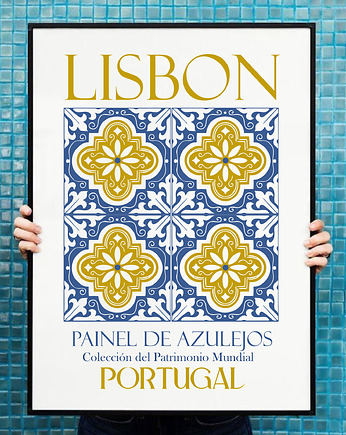 Plakat  Lisbona kafelki, Project 8