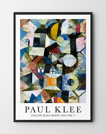 Plakat Paul Klee Yellow Half, OKAZJE - Prezent na Baby shower