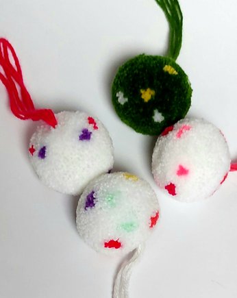 Pompon z wloczki 3 cm, Lovekulkowe