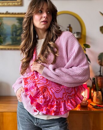 Torebka Rogalik zig-zag czerwona, to moje