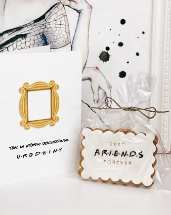 Zestaw kartka Friends z ciasteczkiem maślanym. Pomysł na prezent!, Design Your Wedding