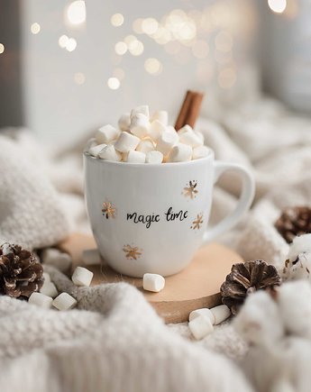 Kubek 300 ml - Magic time Złote Śnieżynki, Nadzwyczajnie